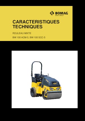 कॉम्बिनेशन रोलर Bomag BW 100 SCC-5