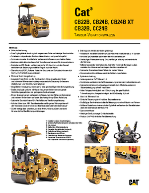 कॉम्बिनेशन रोलर Caterpillar CC24B