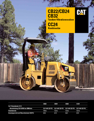 कॉम्बिनेशन रोलर Caterpillar CC24