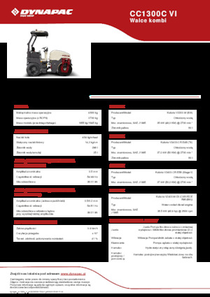 कॉम्बिनेशन रोलर Dynapac CC1300C VI