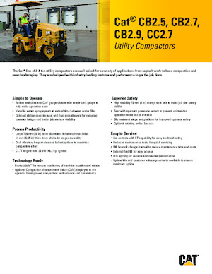 कॉम्बिनेशन रोलर Caterpillar CC2.7