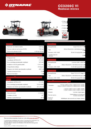 कॉम्बिनेशन रोलर Dynapac CC3200C VI