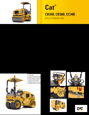 कॉम्बिनेशन रोलर Caterpillar CC34B