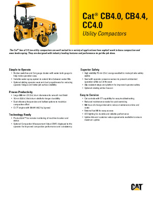 कॉम्बिनेशन रोलर Caterpillar CC4.0