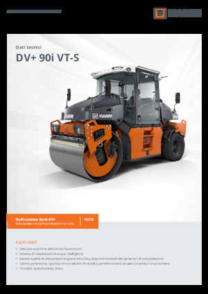 कॉम्बिनेशन रोलर Hamm DV+ 90i VT-S