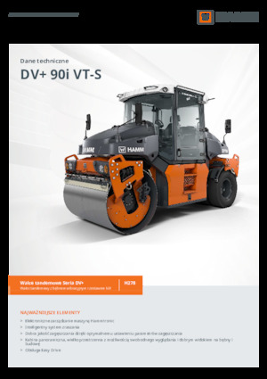 कॉम्बिनेशन रोलर Hamm DV+ 90i VT-S