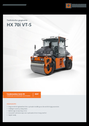 कॉम्बिनेशन रोलर Hamm HX 70i VT-S