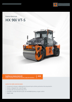 कॉम्बिनेशन रोलर Hamm HX 90i VT-S