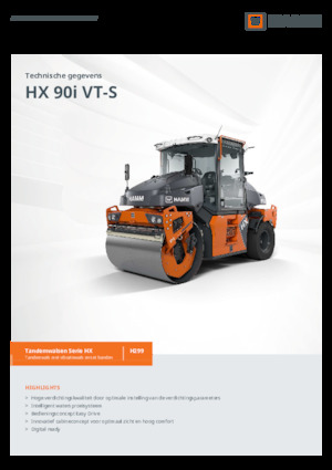 कॉम्बिनेशन रोलर Hamm HX 90i VT-S