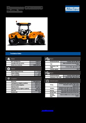कॉम्बिनेशन रोलर Dynapac CC 5200 C 