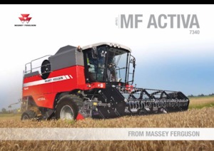 कंबाइन हार्वेस्टर Massey Ferguson Activa 7340