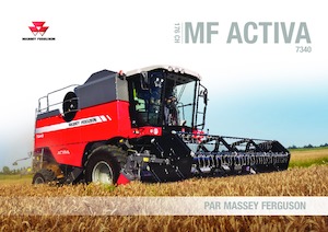कंबाइन हार्वेस्टर Massey Ferguson Activa 7340