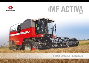 कंबाइन हार्वेस्टर Massey Ferguson Activa 7340