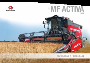 कंबाइन हार्वेस्टर Massey Ferguson Activa 7344