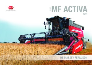 कंबाइन हार्वेस्टर Massey Ferguson Activa 7344