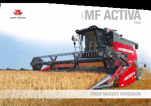 कंबाइन हार्वेस्टर Massey Ferguson Activa 7344
