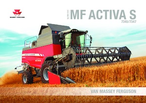 कंबाइन हार्वेस्टर Massey Ferguson Activa S 7347-MCS 