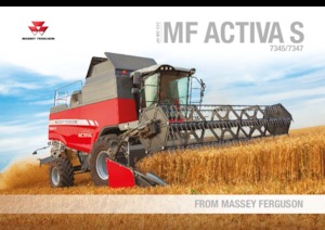 कंबाइन हार्वेस्टर Massey Ferguson Activa 7345S-MCS