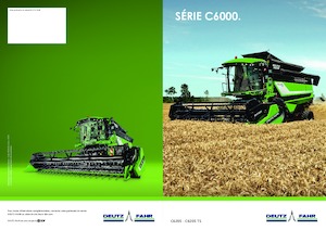 कंबाइन हार्वेस्टर DEUTZ-FAHR C 6205 Topline