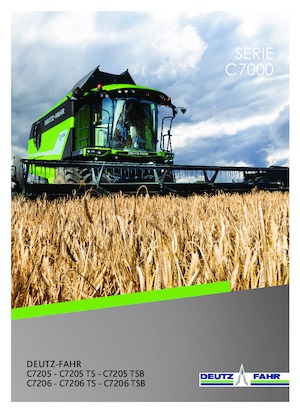 कंबाइन हार्वेस्टर DEUTZ-FAHR C 7206 TSB