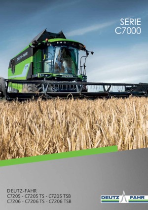 कंबाइन हार्वेस्टर DEUTZ-FAHR C 7206 TSB