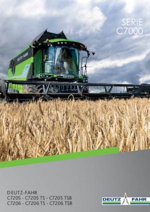 कंबाइन हार्वेस्टर DEUTZ-FAHR C 7206 TSB