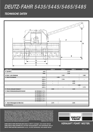 कंबाइन हार्वेस्टर DEUTZ-FAHR 5445 H
