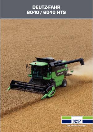 कंबाइन हार्वेस्टर DEUTZ-FAHR 6040 C HTS