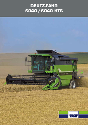 कंबाइन हार्वेस्टर DEUTZ-FAHR 6040 A
