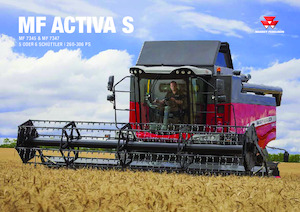 कंबाइन हार्वेस्टर Massey Ferguson Activa S 7347-MCS 