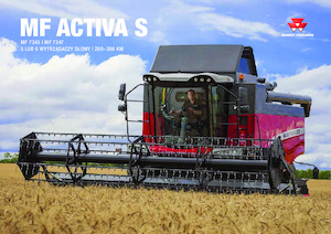 कंबाइन हार्वेस्टर Massey Ferguson Activa S 7347-MCS 