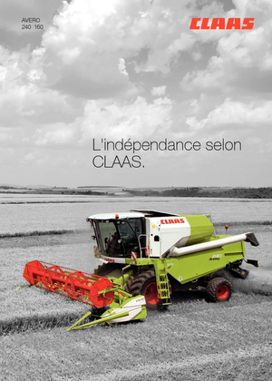 कंबाइन हार्वेस्टर Claas Avero 160