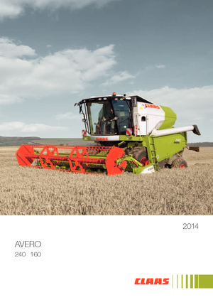 कंबाइन हार्वेस्टर Claas Avero 240