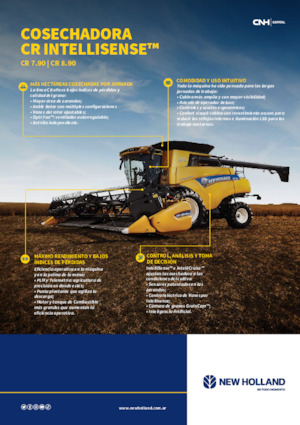 कंबाइन हार्वेस्टर New Holland CR 7.90 INTELLISENSE™