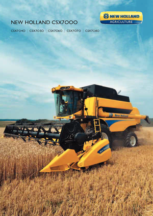 कंबाइन हार्वेस्टर New Holland CSX 7080 Laterale