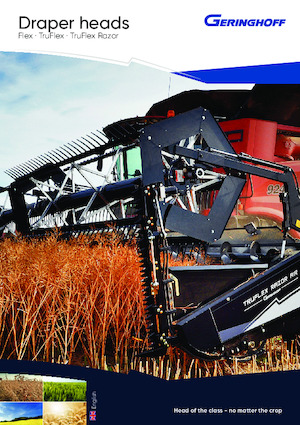 कंबाइन हार्वेस्टर कटरबार Geringhoff Flex 30