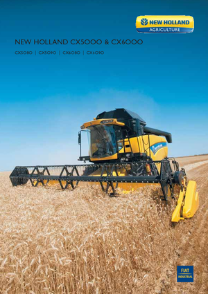 कंबाइन हार्वेस्टर New Holland CX 5080 SCR