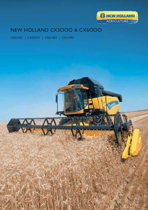 कंबाइन हार्वेस्टर New Holland CX 5090 Laterale
