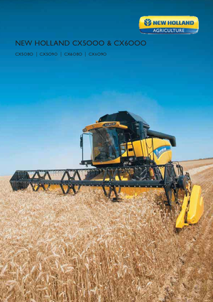 कंबाइन हार्वेस्टर New Holland CX 5090 Laterale