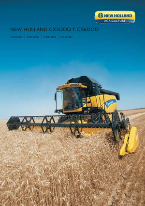 कंबाइन हार्वेस्टर New Holland CX 5090 Laterale