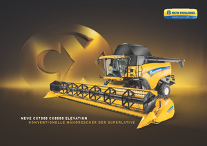 कंबाइन हार्वेस्टर New Holland CX 8090 Raupe