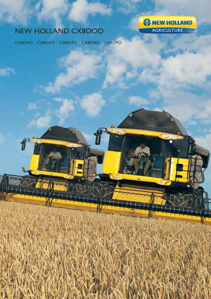कंबाइन हार्वेस्टर New Holland CX 8070 SCR