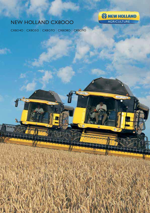 कंबाइन हार्वेस्टर New Holland CX 8070 SCR