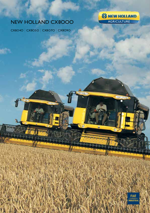 कंबाइन हार्वेस्टर New Holland CX 8070 SCR