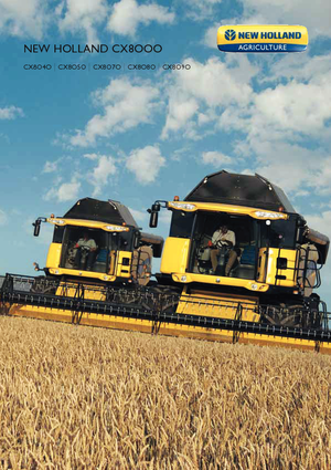 कंबाइन हार्वेस्टर New Holland CX 8070 SCR