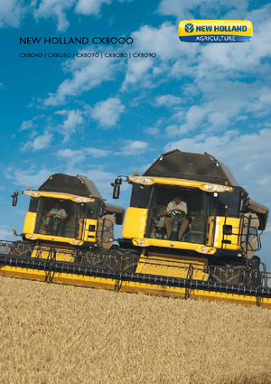 कंबाइन हार्वेस्टर New Holland CX 8070 SCR