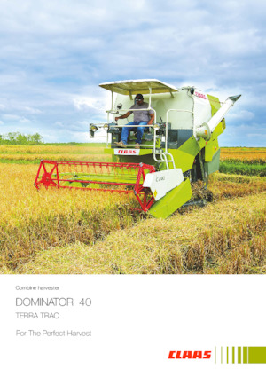 कंबाइन हार्वेस्टर Claas Dominator 40 Terra Trac
