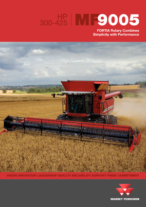 कंबाइन हार्वेस्टर Massey Ferguson Fortia 9695