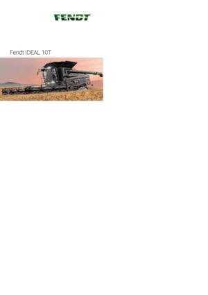 कंबाइन हार्वेस्टर Fendt Ideal 10T 