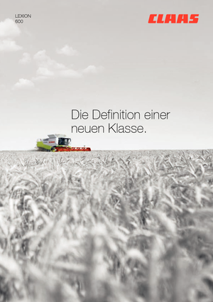 कंबाइन हार्वेस्टर Claas Lexion 600